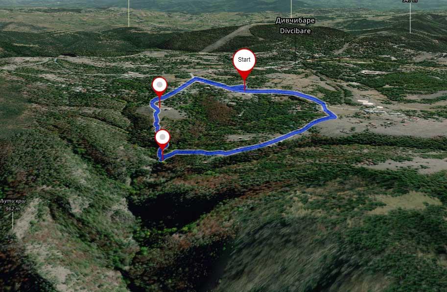 Ispod vodopada u kanjonu Stražarskog potoka